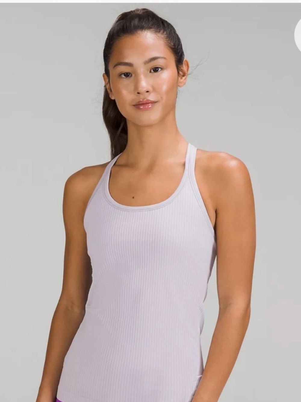 Lululemon Ebb to Street Lilac Tank Size 4